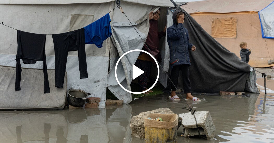 Severe Downpours Submerge Tent Camps in Gaza, Causing Increased Destruction – Mirror Brief